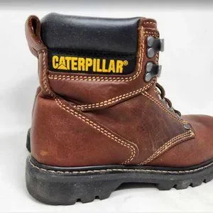 Men\'s 6.5W Cat Footwear Second Shift soft toe construction boots 6.5 Wide CAT P70042 SECOND SHIFT Wheat Work Boots - Family Footwear  main image 2
